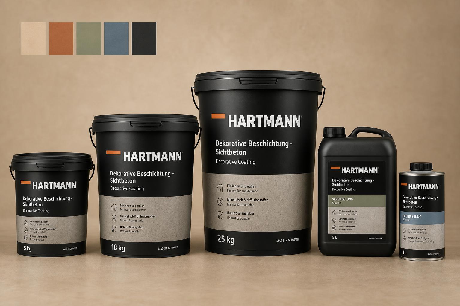 Hartmann packaging family